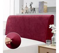 Copri testata Testiere Spalliera Letto Elasticizzata Velluto Liscio Tinta Unita