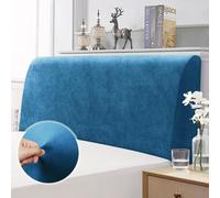 Copri testata Testiere Spalliera Letto Elasticizzata Velluto Liscio Tinta Unita