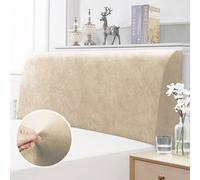 Copri testata Testiere Spalliera Letto Elasticizzata Velluto Liscio Tinta Unita