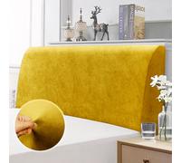 Copri testata Testiere Spalliera Letto Elasticizzata Velluto Liscio Tinta Unita