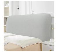 Copri Testiera Elasticizzati For Letto Matrimoniale, Matrimoniale, King Size, Copri Testiera In Morbido Velluto, Antipolvere, For L'arredamento Della Camera Da Letto(Silver,150x70cm/59x27.6in)