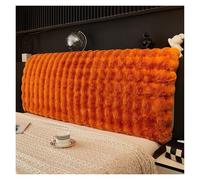 Copri Testiera In Pelliccia Sintetica Di Coniglio For Un Arredamento Rinnovato, Comfort For Tutte Le Stagioni, Protezione Completa, Vestibilità Universale, For Proprietari Di Casa E Inquilini.(Orange,