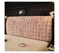 Copri Testiera In Pelliccia Sintetica Di Coniglio For Un Arredamento Rinnovato, Comfort For Tutte Le Stagioni, Protezione Completa, Vestibilità Universale, For Proprietari Di Casa E Inquilini.(rosa,22