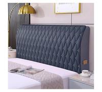 Copri Testiera In Similpelle Resistente Con Design Trapuntato, Traspirante, Ideale For Letti Matrimoniali Queen Size E King Size, Supporto Ergonomico For Case Moderne.(Dark Blue,220cm)