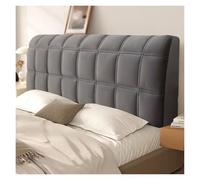 Copri testiera in velluto elasticizzato, antipolvere e rimovibile, morbida fodera for testiera for camere da letto moderne, perfetto for della casa adatto agli animali domestici(Dark Gray,220cm)