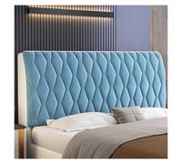 Copri testiera in velluto, for rinnovare la camera da letto: il tessuto lussuoso protegge la testiera e le dona un aspetto nuovo di zecca, un must for i proprietari di case moderne.(Blue,180cm)