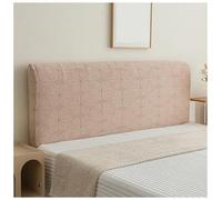Copri Testiera Letto, Copertura per Testiera del Letto Estensibile, Fodera Universale Elasticizzata per Testiera Letto, per Letto Copritestata Letto Singolo/Matrimoniale,Cachi,120cm
