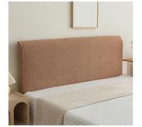 Copri Testiera Letto, Copertura per Testiera del Letto Estensibile, Fodera Universale Elasticizzata per Testiera Letto, per Letto Copritestata Letto Singolo/Matrimoniale,Light Brown,120cm