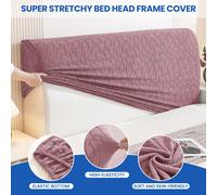 Copri Testiera Letto, Copri Spalliera Letto Matrimoniale/Singolo Elasticizzata, Copertura Testata Letto Matrimoniale Lavabile, Headboard Cover Antipolvere Universale Materiali di alta qualità: YSTYLE