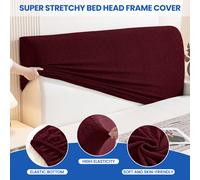 Copri Testiera Letto, Copri Spalliera Letto Matrimoniale/Singolo Elasticizzata, Copertura Testata Letto Matrimoniale Lavabile, Headboard Cover Antipolvere Universale Materiali di alta qualità: YSTYLE