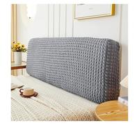Copri Testiera Letto In Tessuto Elasticizzato Di Alta Qualità, Antipolvere, Facile Da Indossare E Lavabile In Lavatrice, For Migliorare L'aspetto Della Camera Da Letto E L'arredamento Della Casa.(Gray