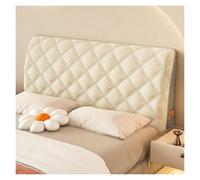 Copri Testiera Letto In Velluto Trapuntato, Protezione Antipolvere For Letti In Legno E Pelle Imbottiti, Misura Universale For Letti Matrimoniali, King Size, Supporto Lombare Premium.(Beige,210cm)