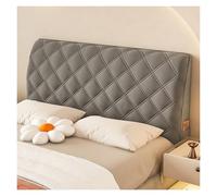 Copri Testiera Letto In Velluto Trapuntato, Protezione Antipolvere For Letti In Legno E Pelle Imbottiti, Misura Universale For Letti Matrimoniali, King Size, Supporto Lombare Premium.(Dark Gray,200cm)