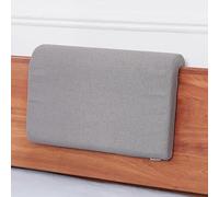 Copri Testiera Letto Matrimoniale Singolo Imbottita Cuscino, Cuscini Da Lettura Copri Testata Copripiumino Rimovibile E Lavabile, Anti-collisione Addensato Grandi Per Testata(60 × 38 × 5 cm,Gray)
