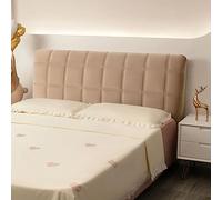 Copri Testiera Letto Matrimoniale/Singolo/Una Piazza E Mezza Imbottito Tessuto,Copri Testata Letto Copertura Per Testiera Per Letto Fodera Elastica Velluto Protezione ( Color : Brown , Size : 180cm(71