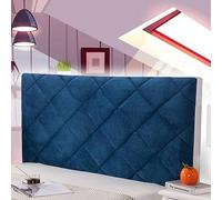 Copri Testiera Letto Singolo 100 Cm Copri Testata Letto Matrimoniale Imbottita Cuscino Testiera Letto Schienale Matrimoniale per La Decorazione del Letto Lavabile,blue-120cm
