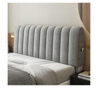 Copri Testiera Trapuntata Spessa, Protezione For La Testa Del Letto In Velluto Morbido For Letti In Pelle, Tessuto E Ferro, Supporto For La Schiena Lavabile Con Vestibilità Regolabile.(Gray,120cm)