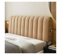 Copri Testiera Trapuntata Spessa, Protezione For La Testa Del Letto In Velluto Morbido For Letti In Pelle, Tessuto E Ferro, Supporto For La Schiena Lavabile Con Vestibilità Regolabile.(Brown,220cm)