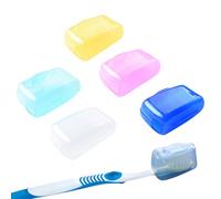 Copri testine per spazzolino da denti, protezione contro la polvere, portatile, 5 pezzi, protezione per spazzolino elettrico, per casa, viaggi all'aperto, escursioni, viaggi d'affari