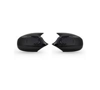 Copri toretrovisore Per BMW E90 E91 E92 E93 E81 E87 E82 E88 3 1 Serie M Accessori In Fibra di Carbonio Gloss Sostituzione Specchietto retrovisore laterale Coperture Cap Tappi retrovisore auto(Black)