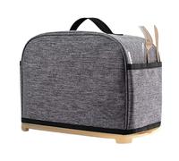 Copri tostapane - 28x16x20 cm Tostapane 2 fette | Con due tasche per coltelli e forchette Tessuto Oxford lavabile in lavatrice | Copertura protettiva per di casa