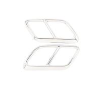 Copri Tubo di Scappamento Marmitta di Scarico per Land Rover pour Range R&Over pour Velar 2017 2018 2019 2020,Set Copertura Marmitta Tubo Copri Tubo Protettivo Decorativo,B-Silver