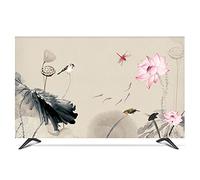 Copri Tv Esterno 19 "- 80" 20 pollici da 22 pollici da 75 pollici cover decorativo per schermo LCD TV LCD PC pittura paesaggio pianta impermeabile Tv Cover Proteggi ( Color : Pic , Size : 65 inch )