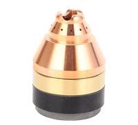 Copri ugello per taglierina al plasma compatibile con cannello da taglio P80 Scudo protettivo per elettrodo con punta in CuCrZr con condotto dell'aria e fori di raffreddamento per