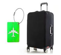 Copri Valigia Grande, Protezione Valigia da Stiva, Coprivaligia Elastico Grande per Valigie da 26-29 Pollici, Luggage Cover con 1 Etichetta per il Bagaglio, Copertura Protettiva per Bagagli per Viaggi