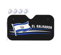 Copri Vetro Car Impermeabile Copri Parabrezza per Car Anti-UV Parasole per Auto Universale per Estate Camion SUV Bandiera d'Epoca E di El Salvador S