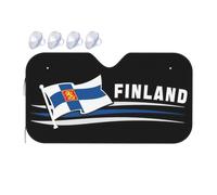 Copri Vetro Car Pieghevole Parasole per Auto Portabile Parasole Auto Parabrezza Universale per Estate Camion SUV Bandiera d'Epoca E Finlandese S