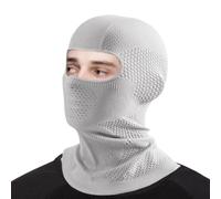 Copri Viso da Sci - Maschera da Sci da 15 Pollici | Collare in Nylon Spandex - Caldo e Traspirante per sciatori, Snowboarder, Ciclisti, scalatori, ciaspole, pareti, Grigio