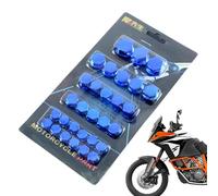 Copri vite per moto, 5 colori, set di coperture per dadi e bulloni, antiruggine, per biciclette