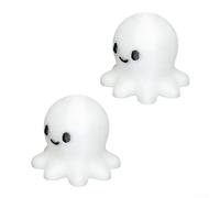 Copri-vite per WC a forma di polpo, confezione da 2 tappi decorativi in plastica per bagno, accessori per luci notturne stravaganti per stanze e feste a tema