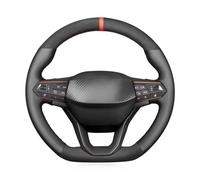 Copri Volante Antiscivolo Per Seat Per Leon Per Ateca Per Tarraco 2020-2021 Per Per Cupra Per Coprivolante Per Auto Treccia Nera Cucita A Mano