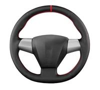 Copri Volante Antiscivolo Per Toyota Per Corolla Per RAV4 Per Auris Per Wish Per Vanguard Per Voxy 2010-2013 Rivestimento In Pelle Traforata Con Treccia Sul Volante Dell'auto