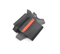 Copri Volante Antiscivolo Perforato Personalizzato | Per C5 2001-2006 Per Xsara Per Picasso Per Berlingo Per Peugeot Per Partner 2003-2008 Coprimanubrio(Black line-Red)