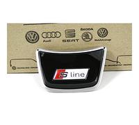 Copri-volante Audi S-Line originale per volante sportivo, interno nero cromato