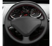 Copri Volante Auto Coprivolante In Pelle Nera Per Fiat Per Scudo 2010 2011 2012 2013 2014 2015 2016 Protezione Copertura Volanti(Yellow Thread)