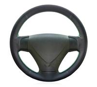 Copri Volante Auto Per Kia Per Rio Per Rio5 Coprivolante Auto In Similpelle Nera Fai Te Coprivolanti(White Thread)