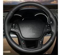 Copri Volante Auto Per Kia Per Sorento 2009 2010 2011-2014 K7 Per Cadenza 2011 2012 2013 2014 2015 Coprivolante Per Auto Nero Coprivolanti(Yellow Thread)