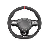 Copri Volante Auto Per Kia Per Stinger 2017 2018 2019 2020 Coprivolante Per Auto Cucito A Mano Coprivolanti(GRAY)