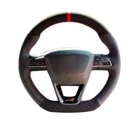 Copri Volante Avvolgimento Del Coprivolante | Per Seat Per Leon ST Cupra Per Ateca FR R Treccia Per Volante In Pelle Scamosciata(bianca)