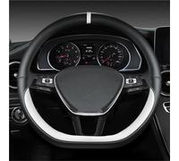 Copri Volante Coprivolante Auto A Forma D Per Golf 7 8 Per Polo 2014-2021 Per Scirocco Per Jetta 6 2017-2021 Per Santana 2016-2021 Per Tiguan 2015-2021 Volante Cover(BIANCO)