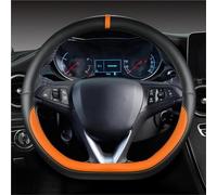 Copri Volante Coprivolante Auto A Forma D Per Opel Per Astra 2015-2021 Per Corsa Per Combo Per Mokka 2018-2021 Per Grandland X Per Insignia CT 2017-2021 Volante Cover(Arancia)