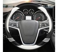 Copri Volante Coprivolante Auto In Fibra Carbonio + Pelle Per Opel Per Insignia 2008-2013 Per Astra (J) Per Cascada Per Mokka 2012-2019 Cartoni Animati Volante Cover(BIANCO)