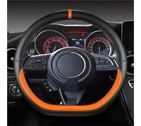 Copri Volante Coprivolante Auto in Microfibra A Forma D da 38Cm per Suzuki per Swift 2017-2022 Accessori Auto Sportive Coprivolante per Auto(Arancia)