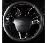 Copri Volante Coprivolante in Microfibra Auto in Pelle per Ford per Focus 3 2015-2018 per Kuga 2016-2019 per Escape C-Max per Ecosport 2018-2019 Coprivolante per Auto(White Thread)