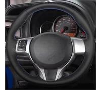 Copri Volante Coprivolante In Pelle Microfibra Auto Per Toyota Per Yaris 2015-2018 Interni Volante Cover(Filo nero)