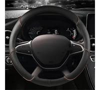 Copri Volante Coprivolante In Pelle PU Auto Per Dacia Per Spring Per Sandero Per Stepway Per Crossover Accessori Volante Cover(Caffè)